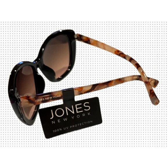 Jones New York Sunglasses JN 53779 Multicolor Brown Tortoise Cat Eye Frames NWT - Picture 4 of 7